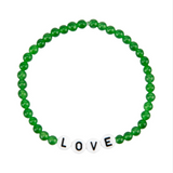 Peachy & Wild - Love Token Bracelet - Green Chalcedony