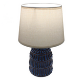 Dome Table Lamp & Shade - Blue