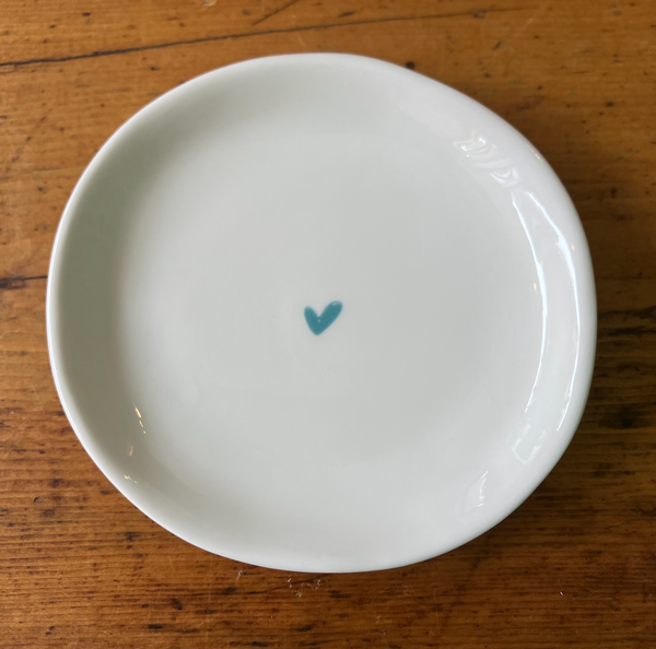 One & Eight Trinket Dish - Coloured Heart