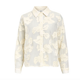 Object Sheer Shirt - White Sand