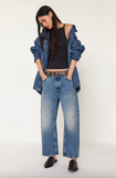 Free People Deep Trance Low Rise Boyfriend Jeans - From Beyond