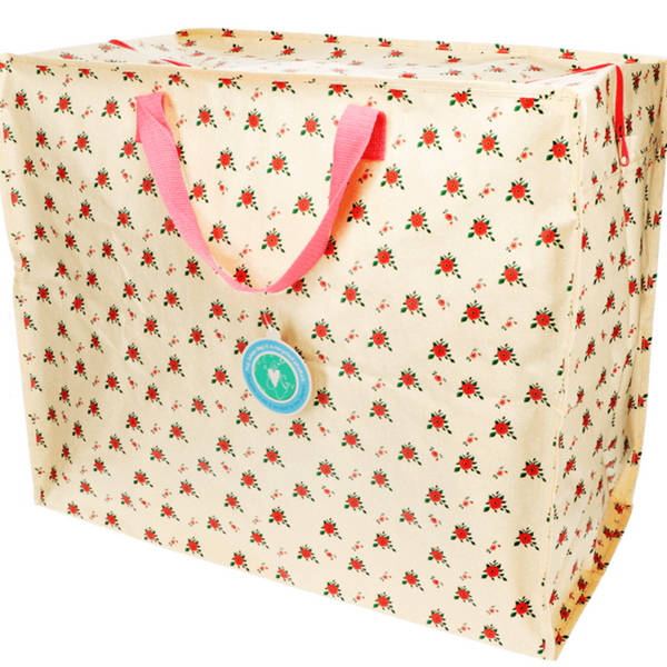 Jumbo Storage Bag - Roses