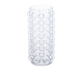Clear Glass Bubble Vase