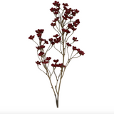 Antique Burgundy Plum Blossom Branch