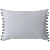 Palampu Fiesta Feather Cushion - Dove/Silver