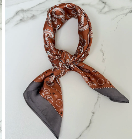 OST Vilja Scarf Rust Paisley
