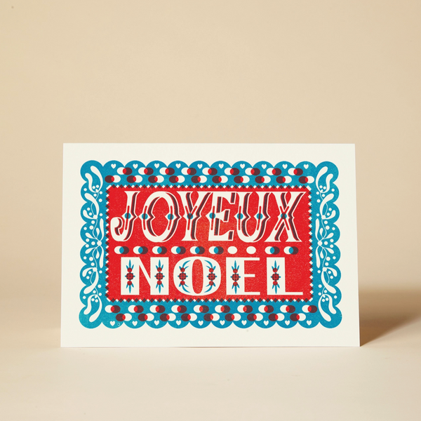 Joyeux Noel Christmas Card