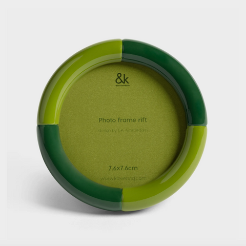 &Kevering - Photo Frame Rift Round Small