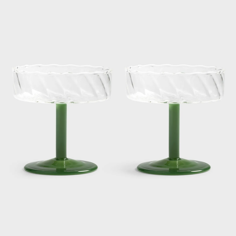 &Klevering - Coupe Twirl Dark Green
