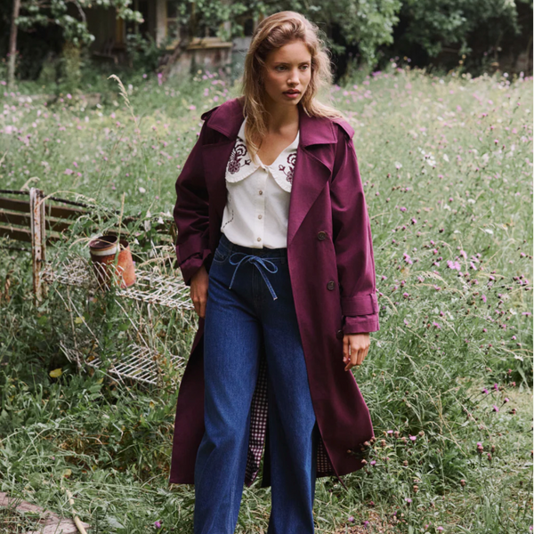 Nobody's Child Double Breasted Okasan Trench Coat