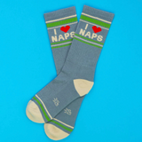 Gumball Poodle I Love Naps Gym Crew Socks