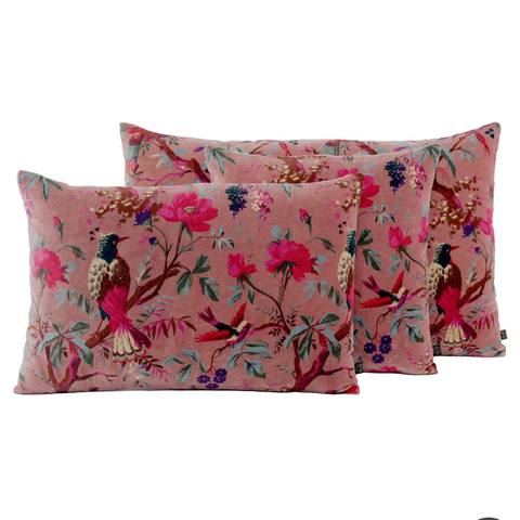 Birdy Cushion - Dark Rose