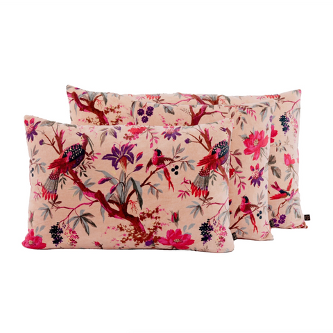 Birdy Cushion - Pale Pink