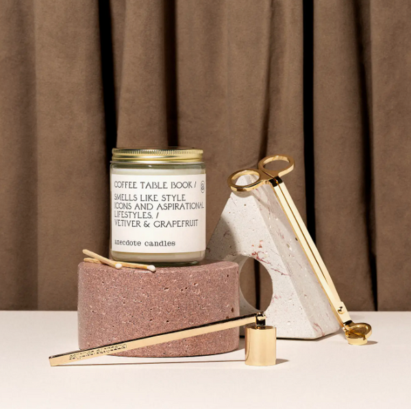 Anecdote Coffee Table Book Candle