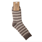 Cappuccino Stripes Cosy Socks
