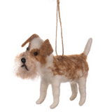 Bearded Dog Felt Decoration