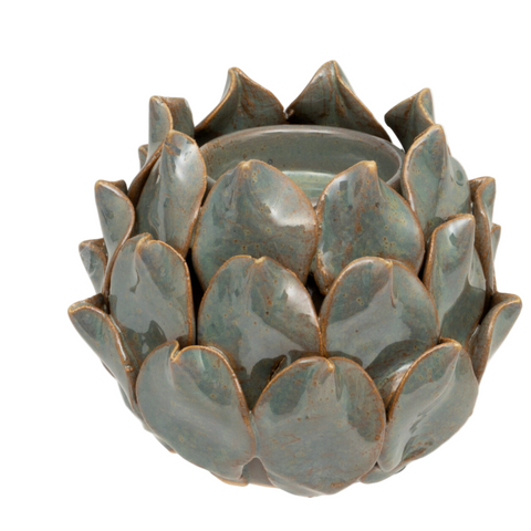Blue Petal Tealight Holder