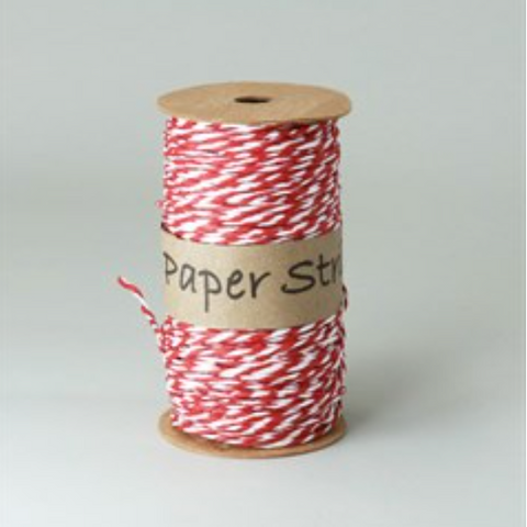 String Spool String - Red & White, 50m