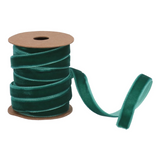 Velvet Green Thin Ribbon - 2m