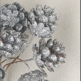 Silver Sparkle Mini Cone Bunch