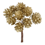 Gold Sparkle Mini Cone Bunch