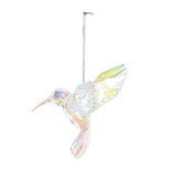 Iridescent Rainbow Acrylic Hummingbird Decoration