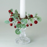 Eucalyptus/Red Berry Candle Ring