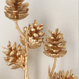 Gold Pinecones Branch