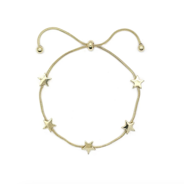 Isles & Stars Five Star Slider Bracelet