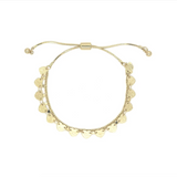 Isle & Stars Handmade Layered Brass Chain Slider Bracelet