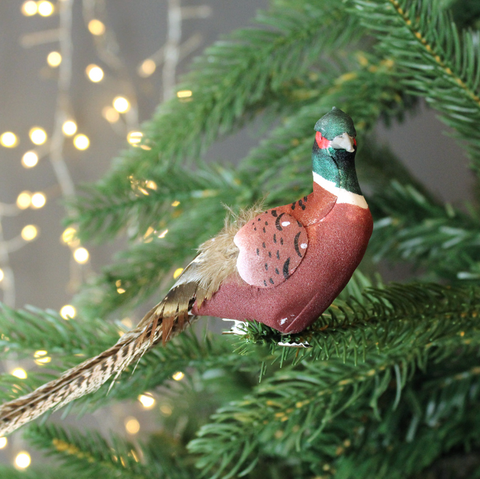 Feather Pheasant Clip