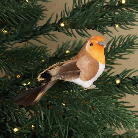 Robin Clip on Decoration