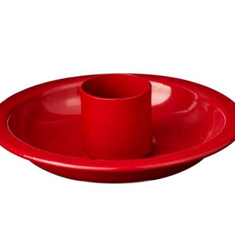 Red Candle Holder
