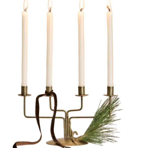 Gold Candle Holder Small - 4 candles