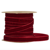 Velvet Ribbon Bordeaux - 10m