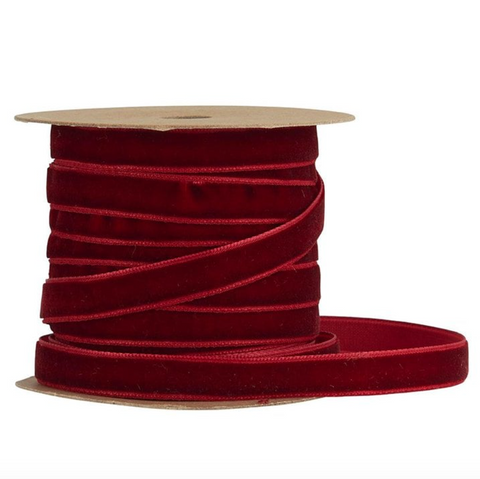 Velvet Ribbon Bordeaux - 10m