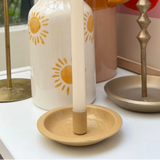 Beige Candle Holder - 1.3cm Candle