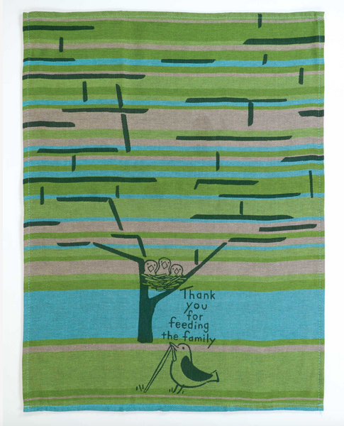 Blue Q 'Thankyou for Feeding the Family' Tea Towel