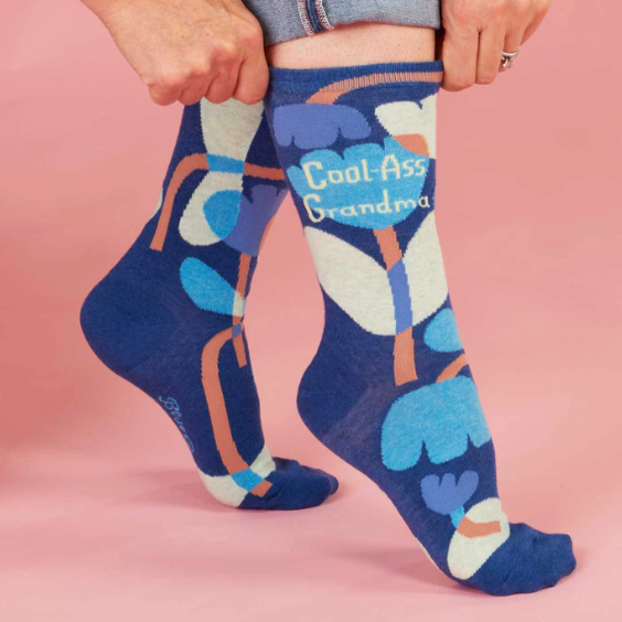 Blue Q 'Cool-Ass Grandma' Socks