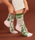 Blue Q 'I Have A Bit Of A Plant Problem' Socks