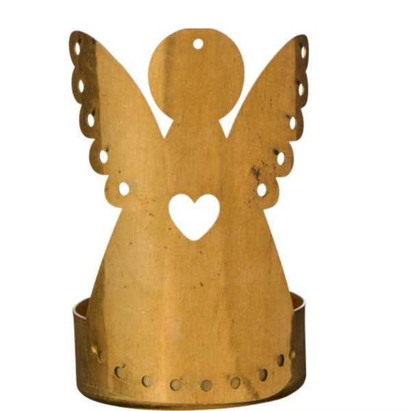Gold Angel Tealight Holder