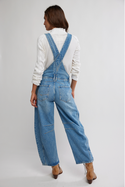 Free People Good Luck Overall -  Ultra Light Beam
