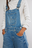 Free People Good Luck Overall -  Ultra Light Beam
