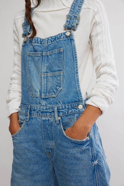 Free People Good Luck Overall -  Ultra Light Beam