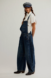 Free People Good Luck Overalls - Deep End