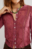 Free People Jae Knit Long Sleeve - Crushed Berry