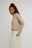 Free People School Girl Cardigan - Feather Grey Melange