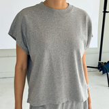 Le Bon Shoppe Jeanne Tee - Heather Grey