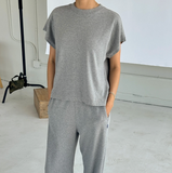 Le Bon Shoppe Jeanne Tee - Heather Grey