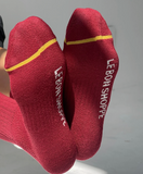 Le Bon Shoppe Boyfriend Socks - Cardinal